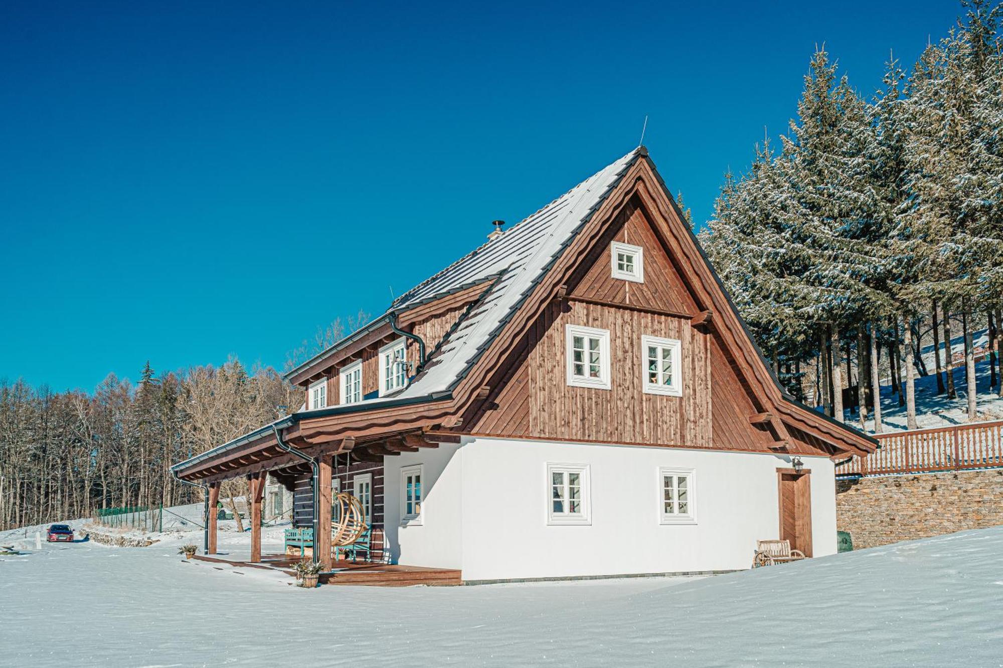 Kunčice pod Ondřejníkem Roubenka Ondrejnikヴィラ エクステリア 写真